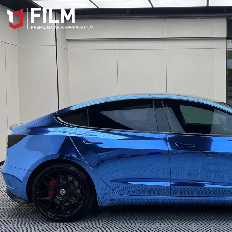 Blue Chrome Wrap
