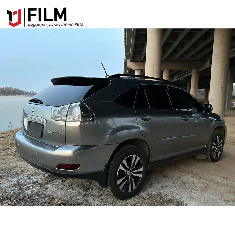 Liquid Metal Space Silver Car Wrap YAJIU