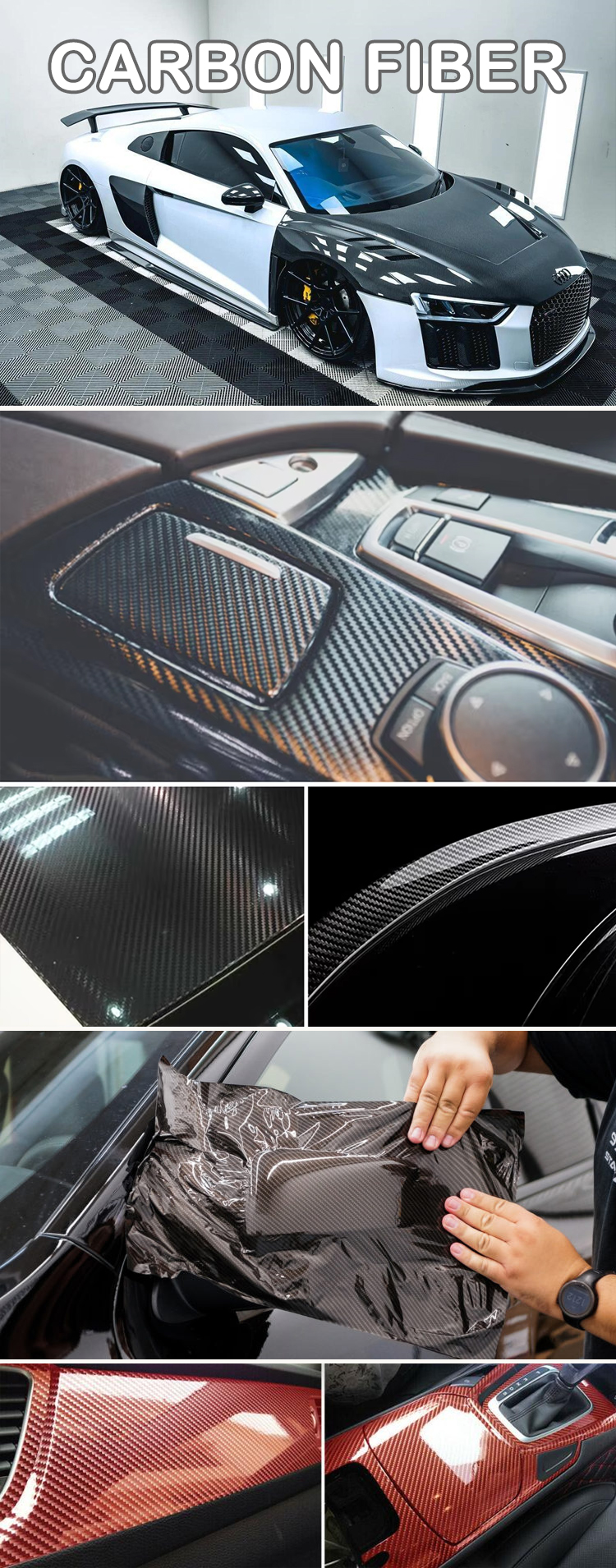 Carbon Fiber Car Wrap