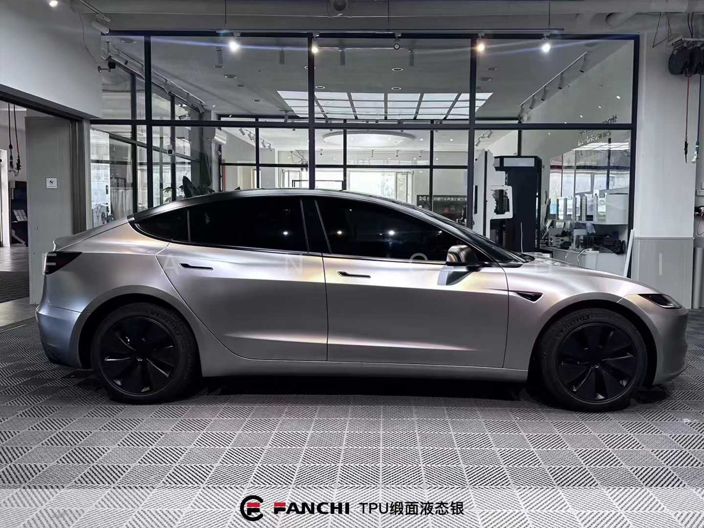 Silver Vinyl Wrap for Car