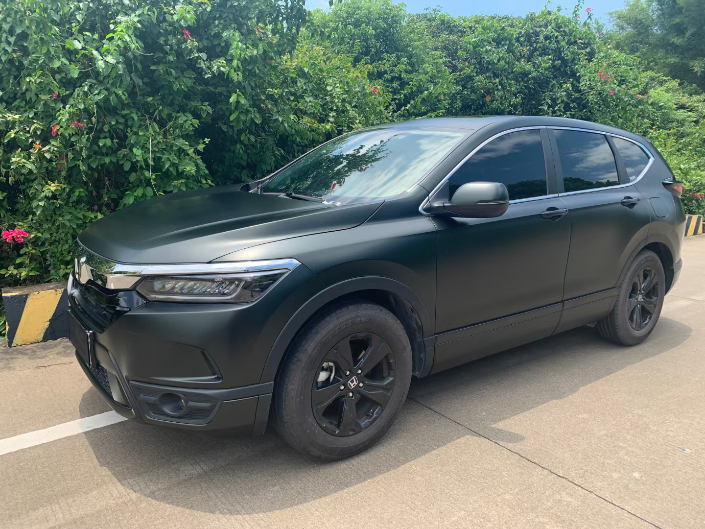 High Quality Ultra Matte Flip Black Green PVC Car Wrapping Material
