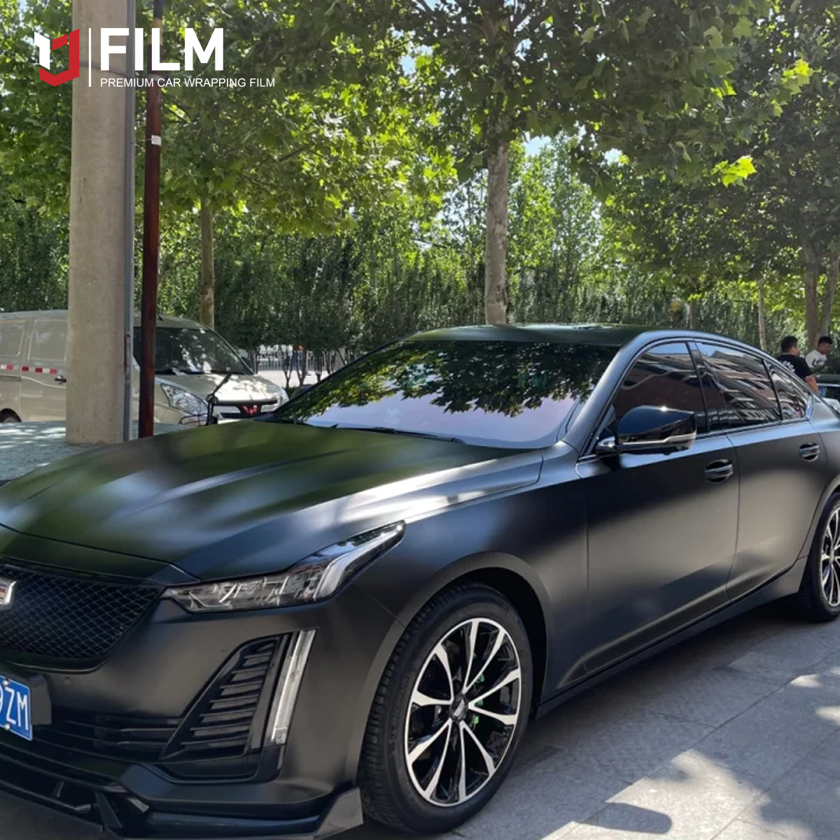 Black Vehicle Wrap