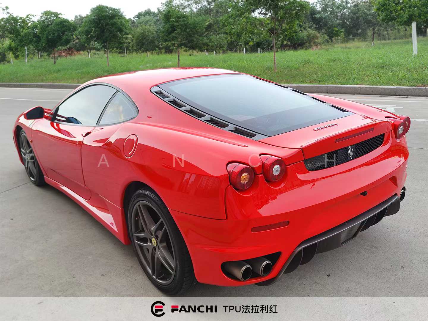 red car wrap