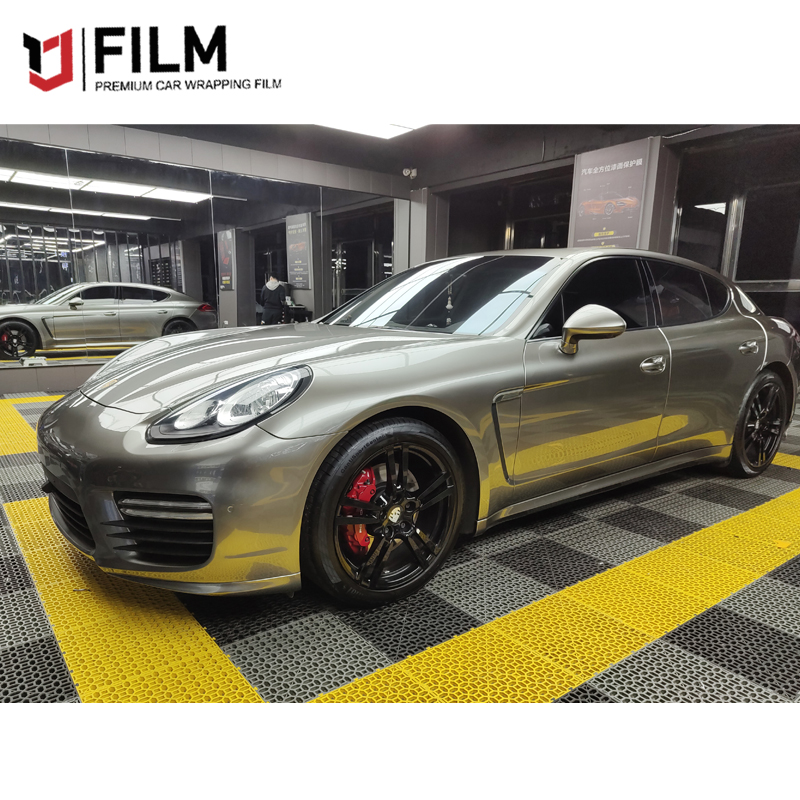 Liquid Metal Brown Grey Car Wrap Colors Suppliers YAJIU