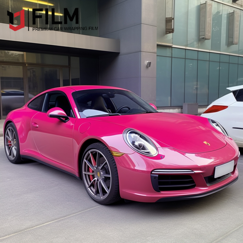 YAJIU Super Gloss Gem Red Custom Car Vinyl
