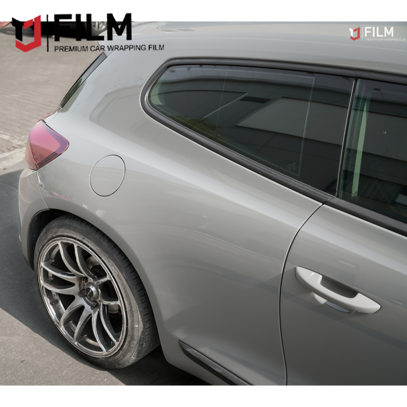 YAJIU Glossy Nardo Grey Car Wrap Factory