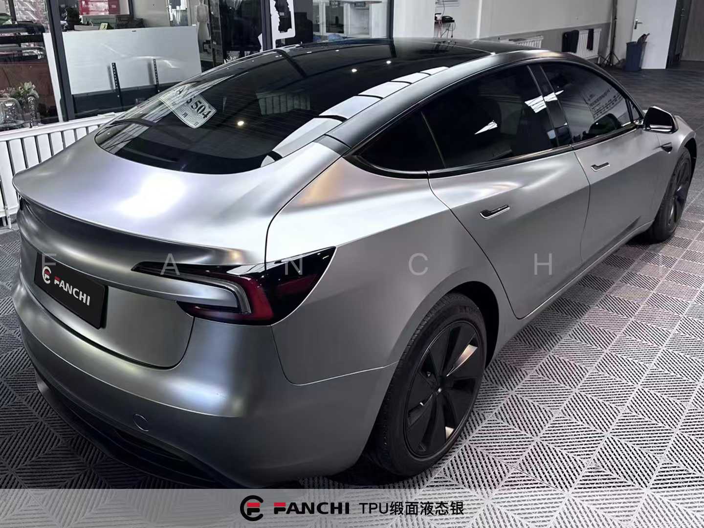 Silver Vinyl Wrap for Car