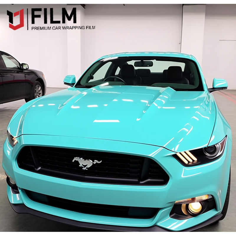 YAJIU Super Gloss Ferrari Red Vinyl Wrap Film