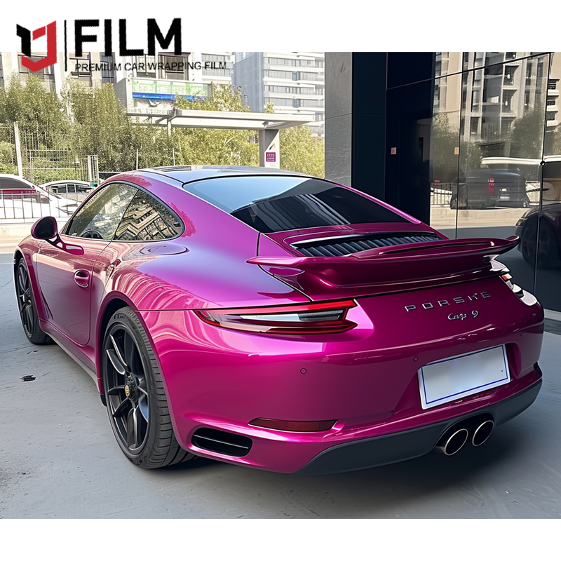 YAJIU Super Gloss Gem Red Custom Car Vinyl