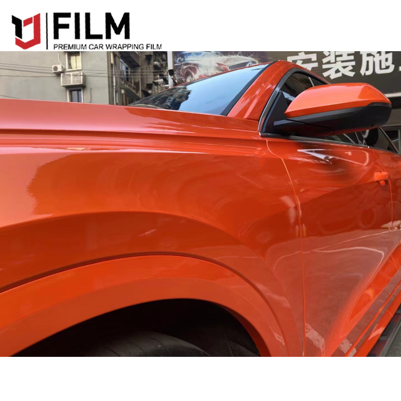 Gloss Orange Vinyl Wrap