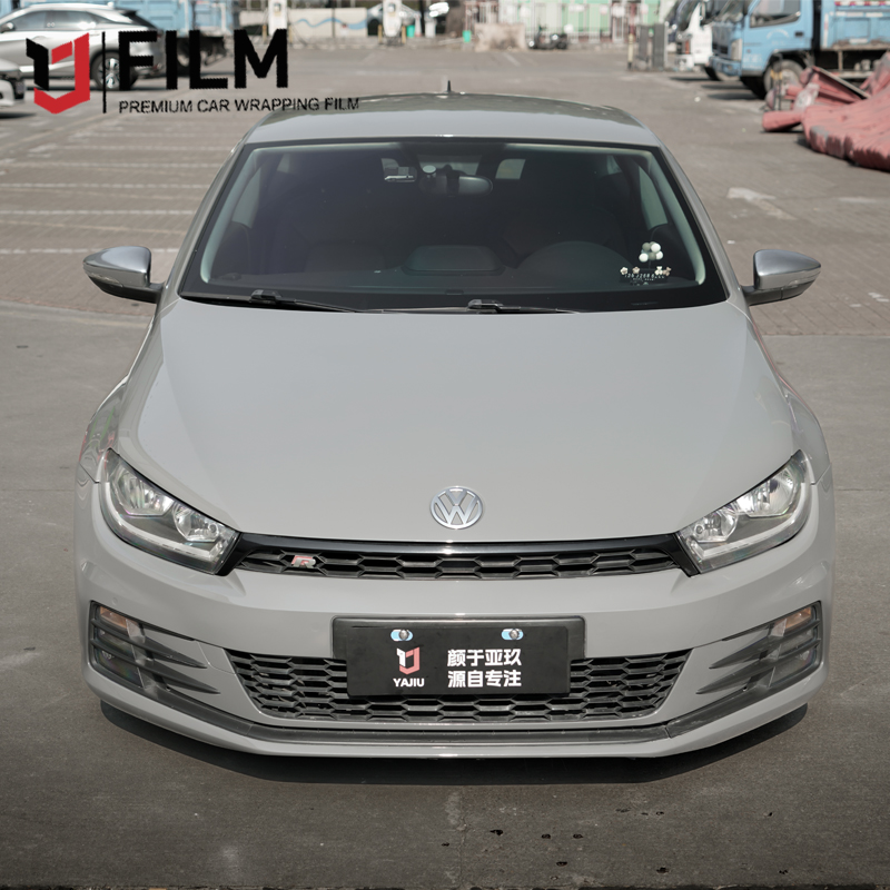 YAJIU Glossy Nardo Grey Car Wrap Factory