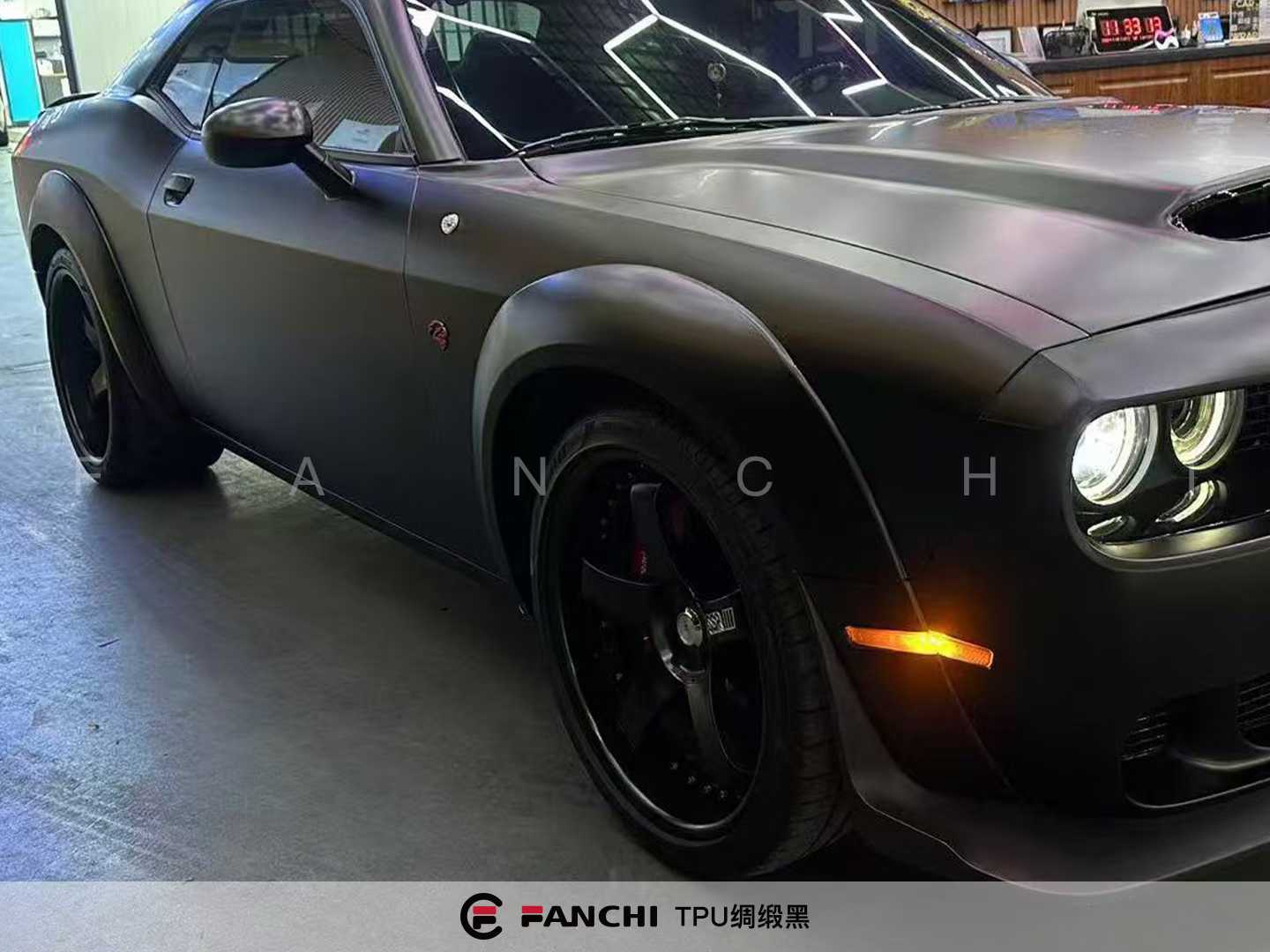 Matte Black Car Wrap Vinyl