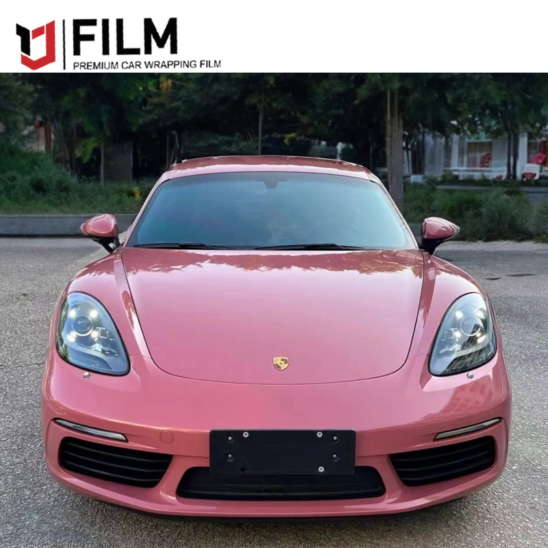 YAJIU Gloss Plum Magenta Car Wrap Vinyl Roll
