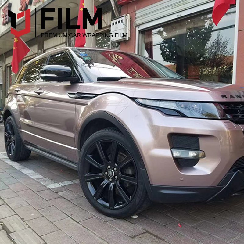 YAJIU Satin Metallic Glossy Lce Berry PPF Car Wrap