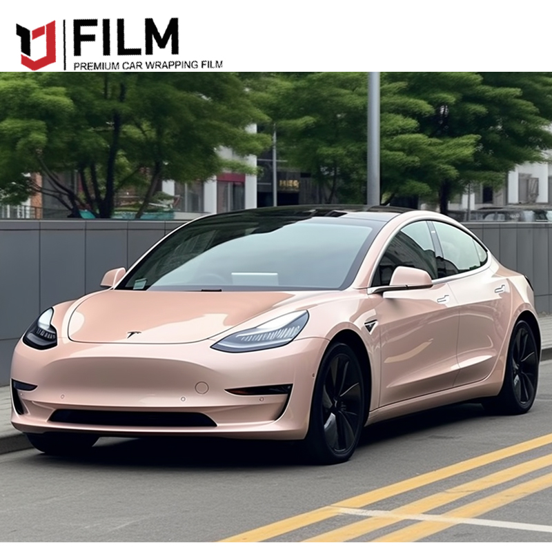 YAJIU Super Gloss Cream White Car Wrap Designs