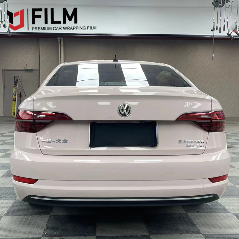 YAJIU Sky Mirror Pink Custom Vinyl Wrap Printing
