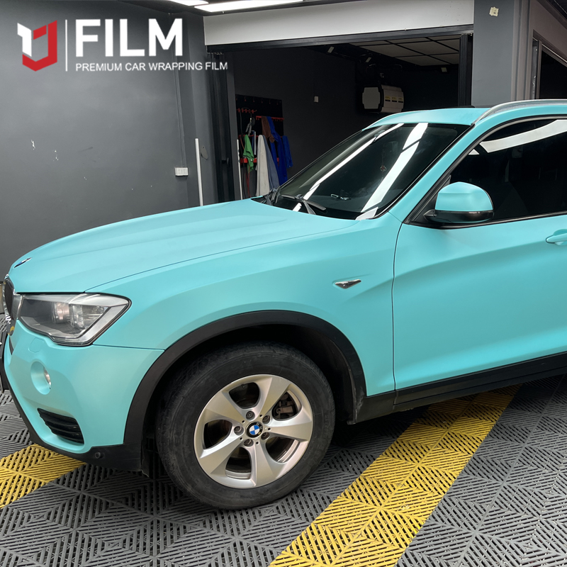 Blue Chrome Vinyl Wrap