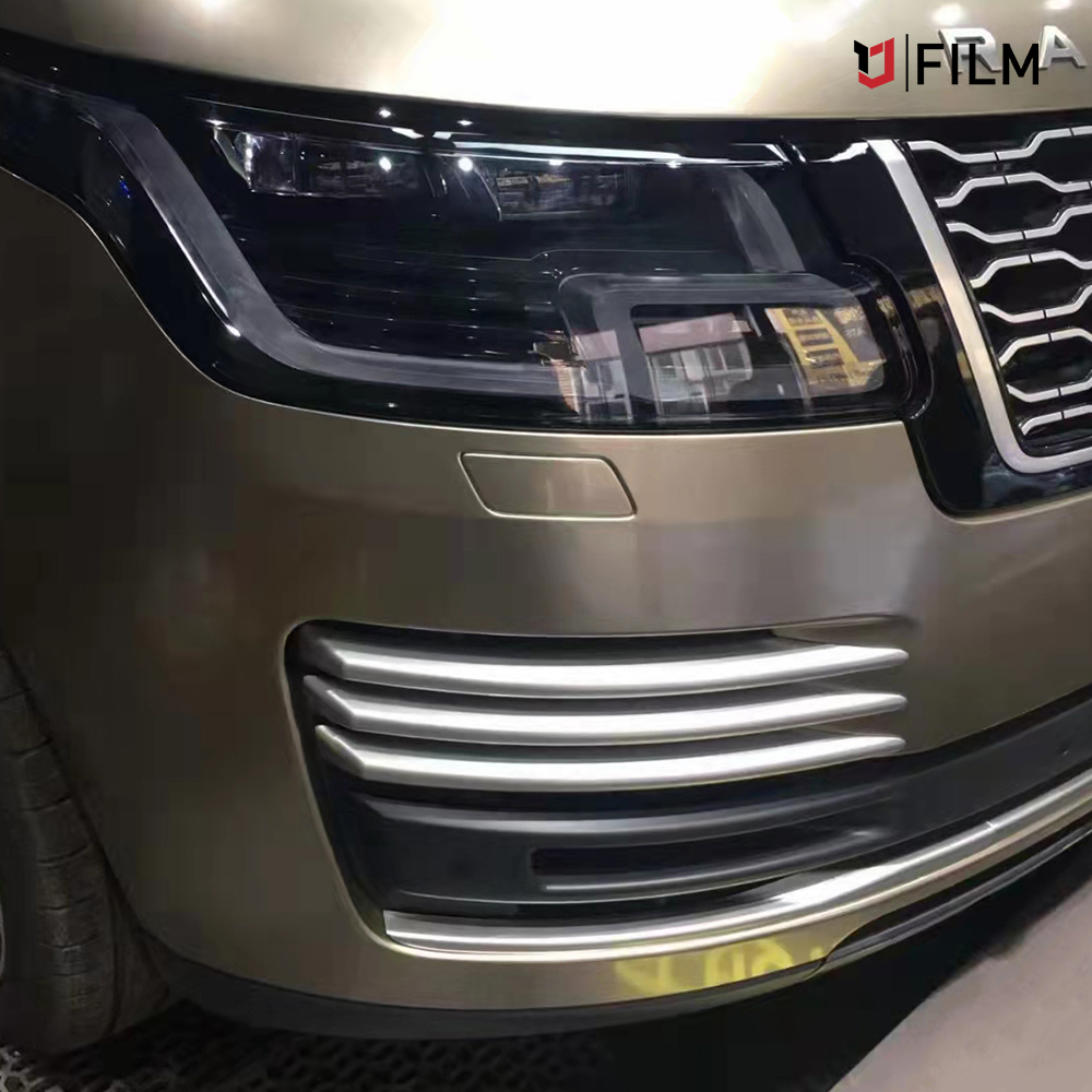 Silver Car Wrap