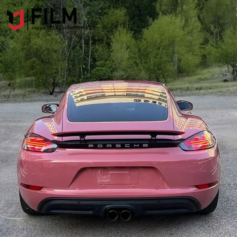 YAJIU Gloss Plum Magenta Car Wrap Vinyl Roll