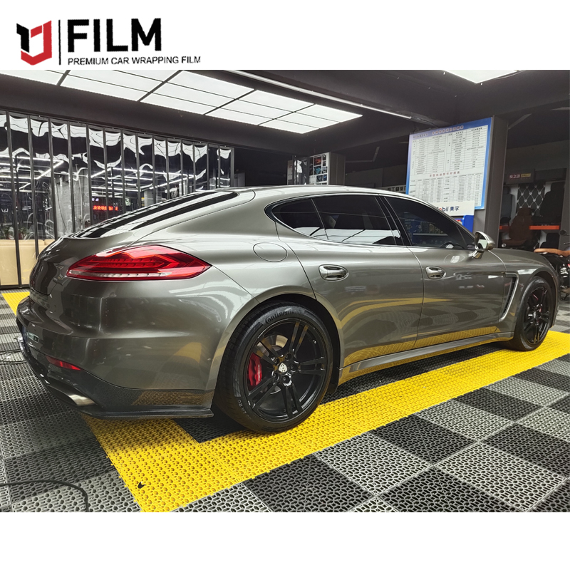 Liquid Metal Brown Grey Car Wrap Colors Suppliers YAJIU