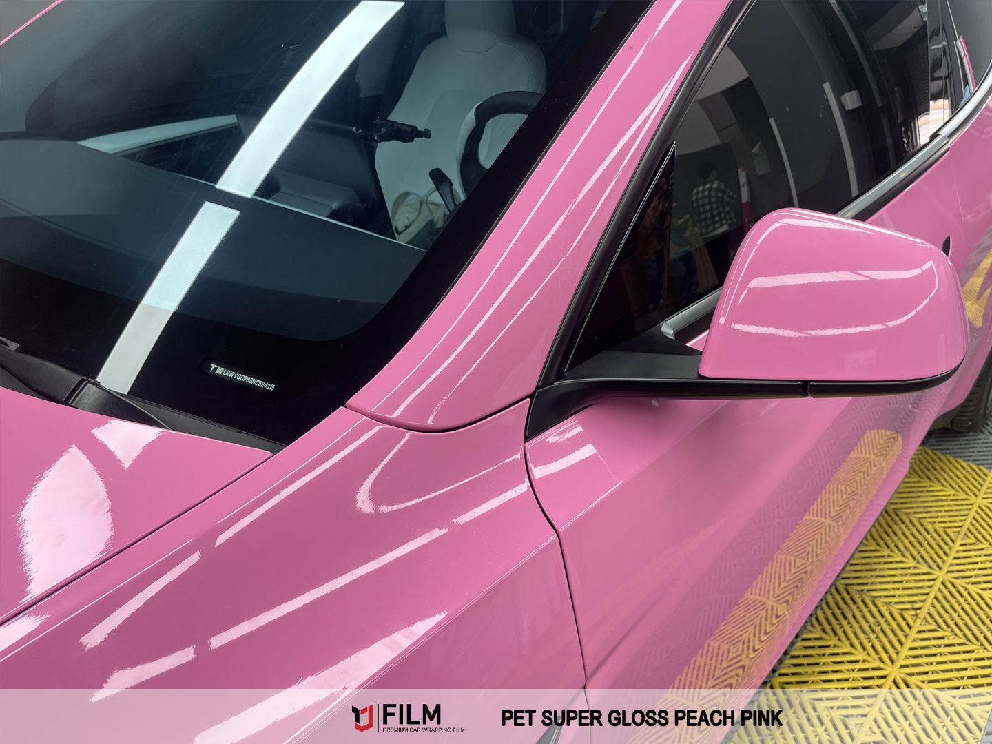 pink car wrap