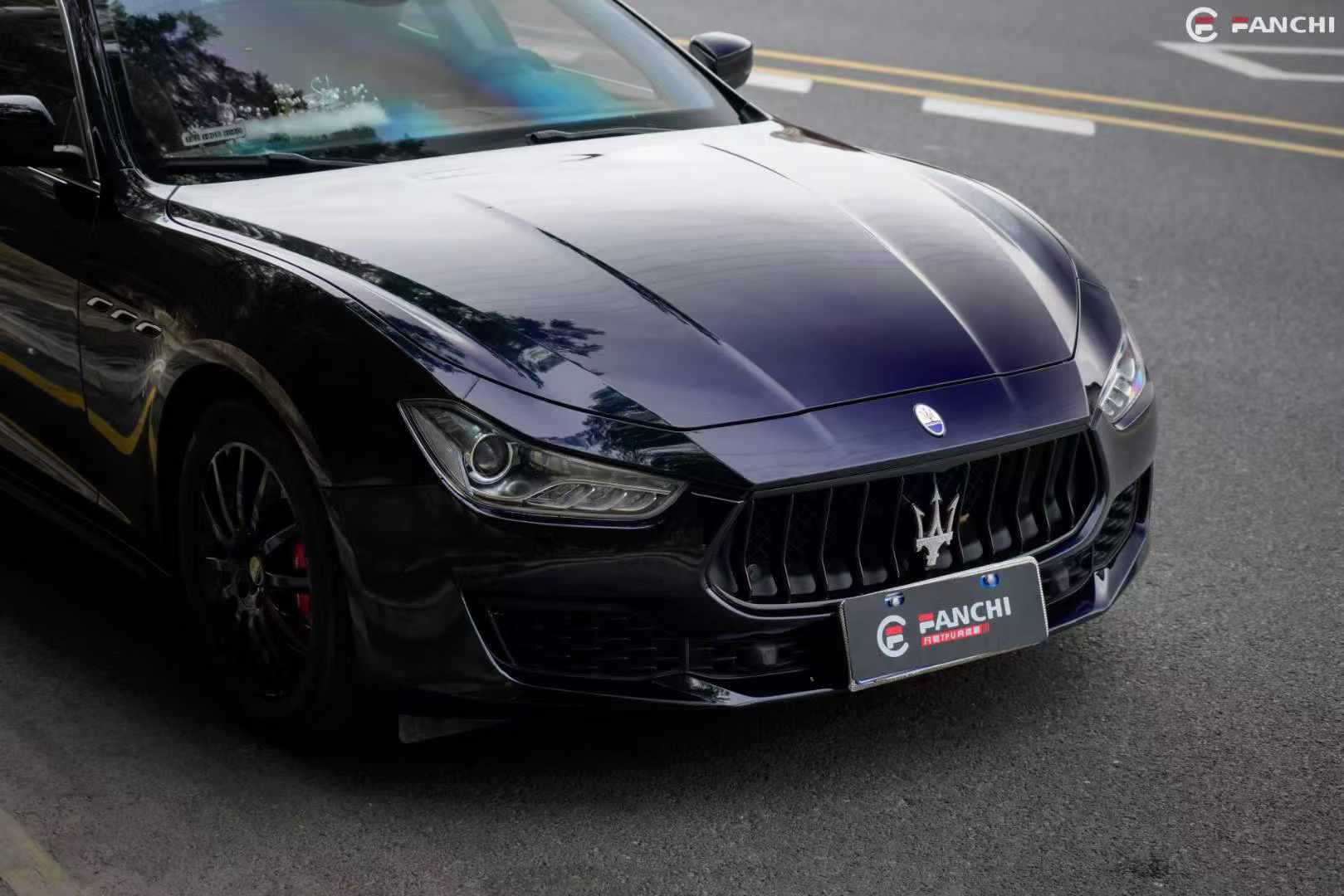 Black Car Wrap