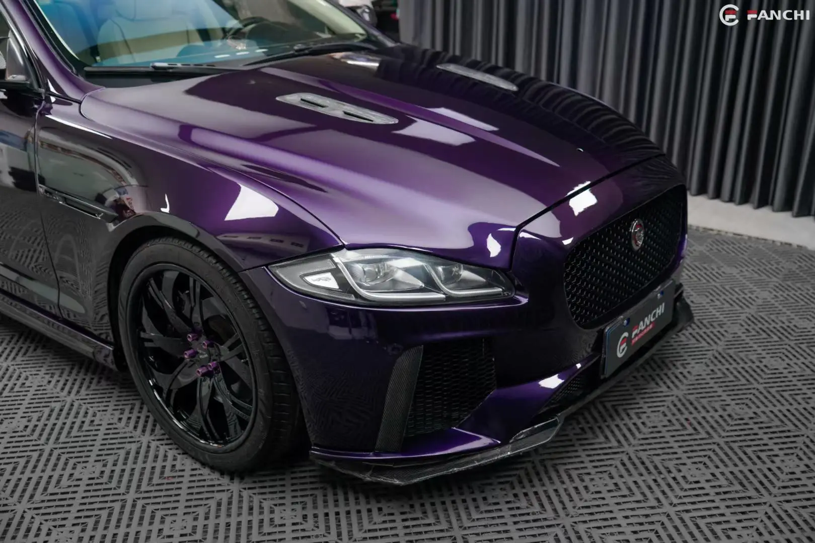 Purple Car Wrap