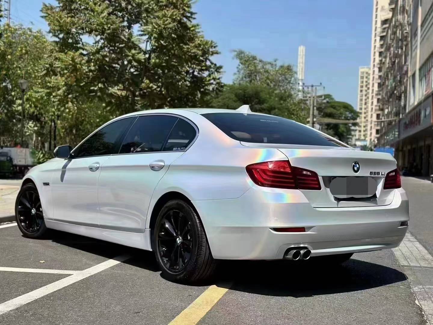 White Car Wrap