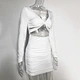 cut out mini dress pleated bodycon dress manufacturer