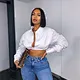 ruched sexy crop tops manufacturer