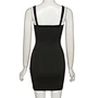 spaghetti strap dress rhinestone dress manufacturer