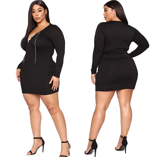 Summer New Fashion Ladies Women Dress Hip Bodycon Dress Sequined Plus Size Dress
