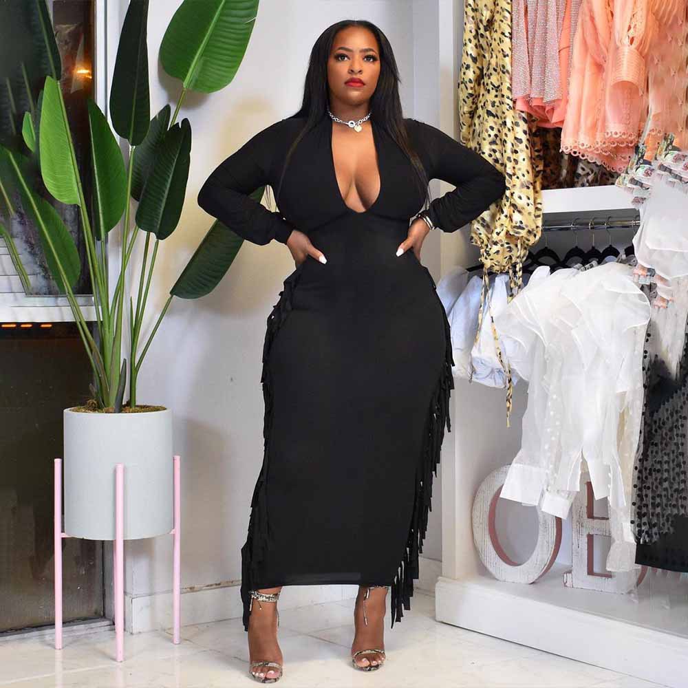 long bodycon dress plus size dresses manufacturer