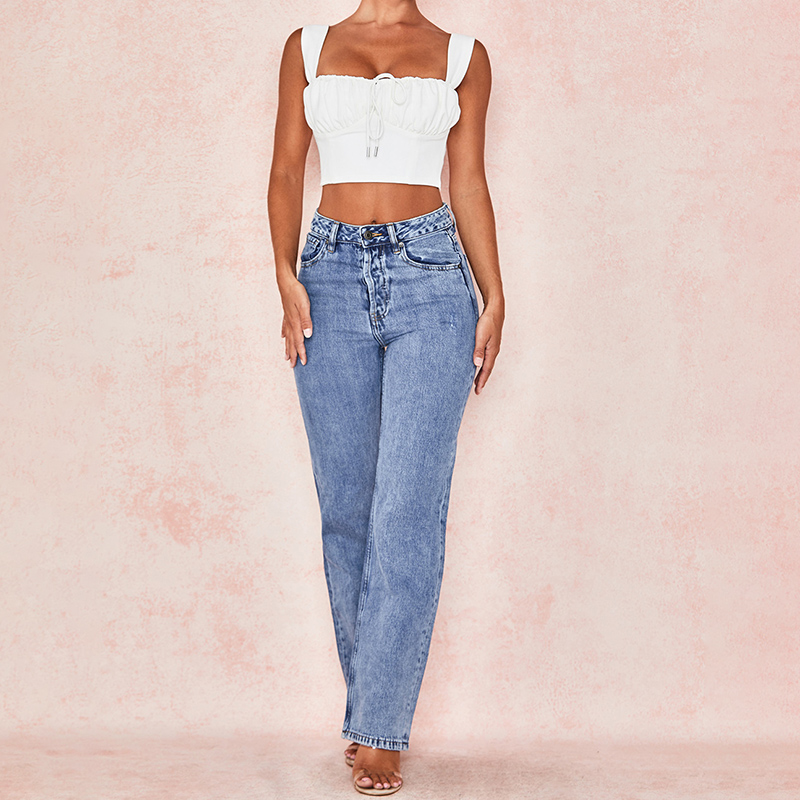 fashion high waist jeans manufacturer
