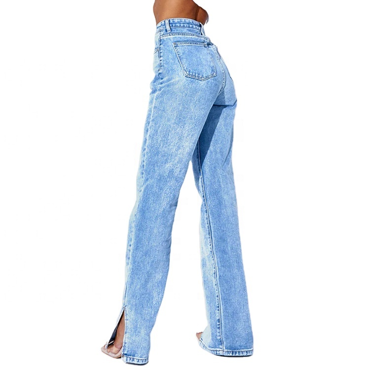 light wash jeans high waist jeans manufacturer