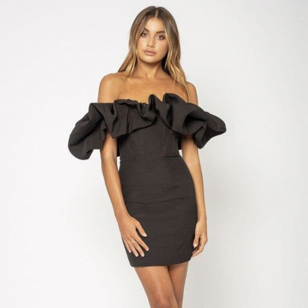 satin corsets dress off shoulder dress manufacturer