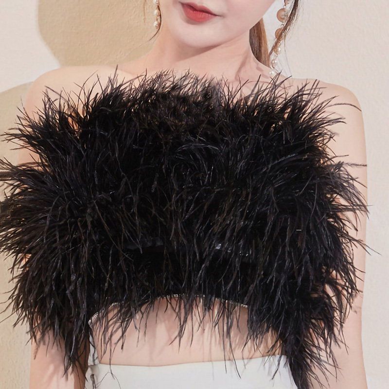 chest wrap strapless crop tops manufacturer