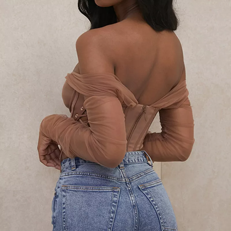 draped tulle corsets manufacturer