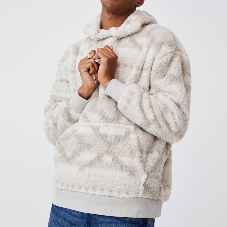 tie dye fur hoodies manufacturer