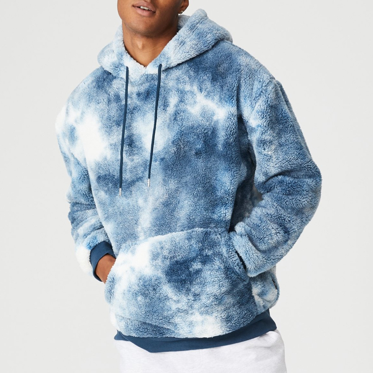 tie dye fur hoodies manufacturer