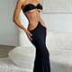 black midi dress leather corset dress manufacturer