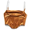 satin tops crystal cropped corsets manufacturer