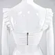 ruffles crop tops manufacturer