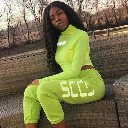 Wholesale Women Sexy High Necked Blouse Letter Reflective Bodysuit