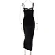 velvet dress hollow out midi dress manufacturer