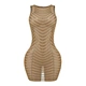 rhinestone dress sexy mesh mini dress manufacturer