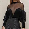 v neck black bodysuits manufacturer