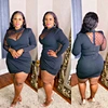 formal plus size dress black sexy dress manufacturer