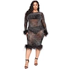 plus size dress rhinestone dress manufacturer
