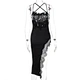 prom dress satin lace mini dress manufacturer